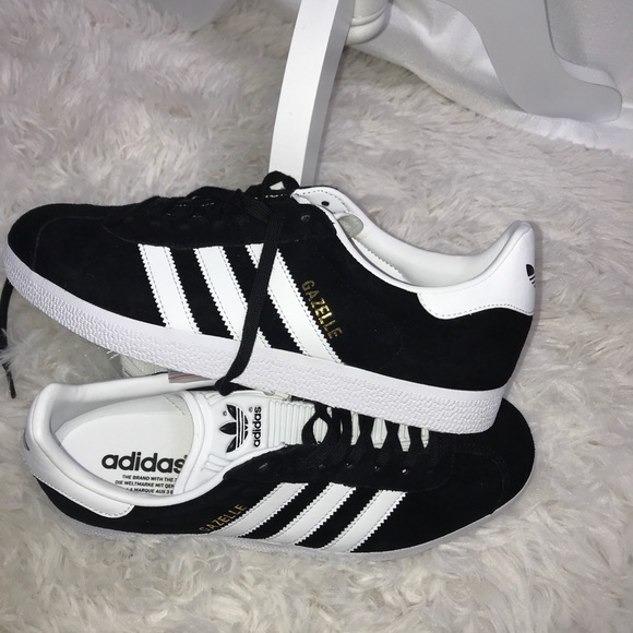 Black Suede Adidas Gazelle 